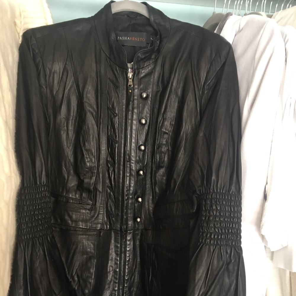 Black leather Jacket